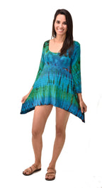 Alma Tie Dye Tunic Dress - view 3