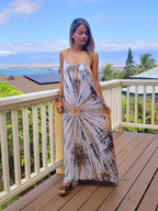 Ayla Racerback Tie Dye Maxi Dress - view 3