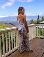 Ayla Racerback Tie Dye Maxi Dress - view 4