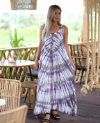 Carmen Pocket Tie Dye Maxi Dress - view 3