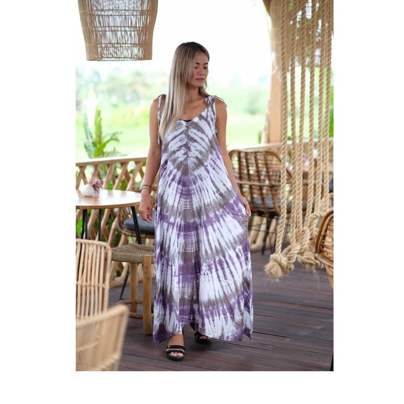 Carmen Pocket Tie Dye Maxi Dress - view 5