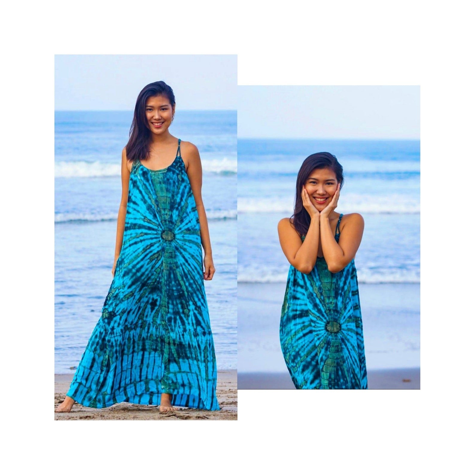 Dalia Racerback Tie Dye Maxi Dress - view 2