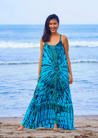 Dalia Racerback Tie Dye Maxi Dress - view 3