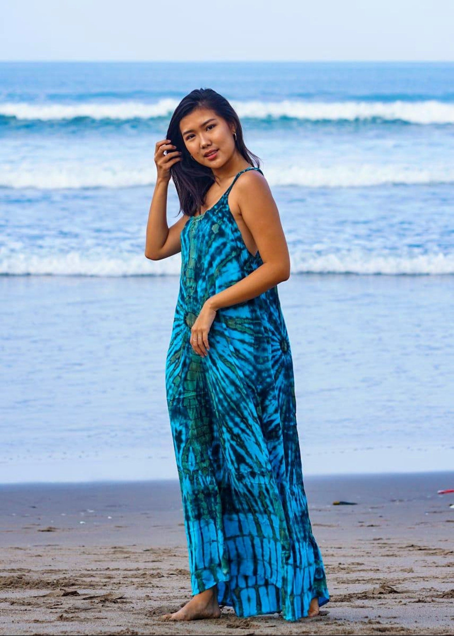 Dalia Racerback Tie Dye Maxi Dress - view 5