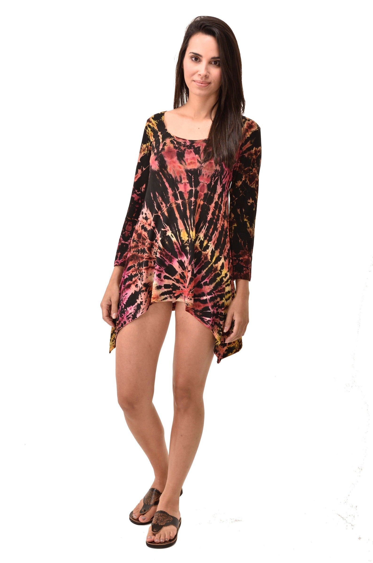 Elena Tie Dye Tunic Dress - view 5