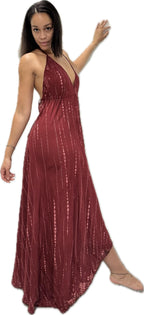 Isla Halter Tie Dye Dress - view 1
