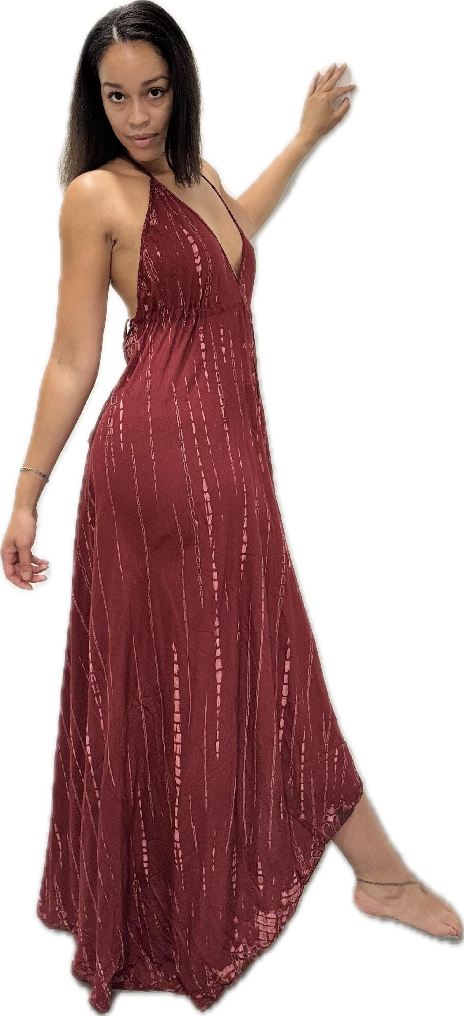 Isla Halter Tie Dye Dress - view 1
