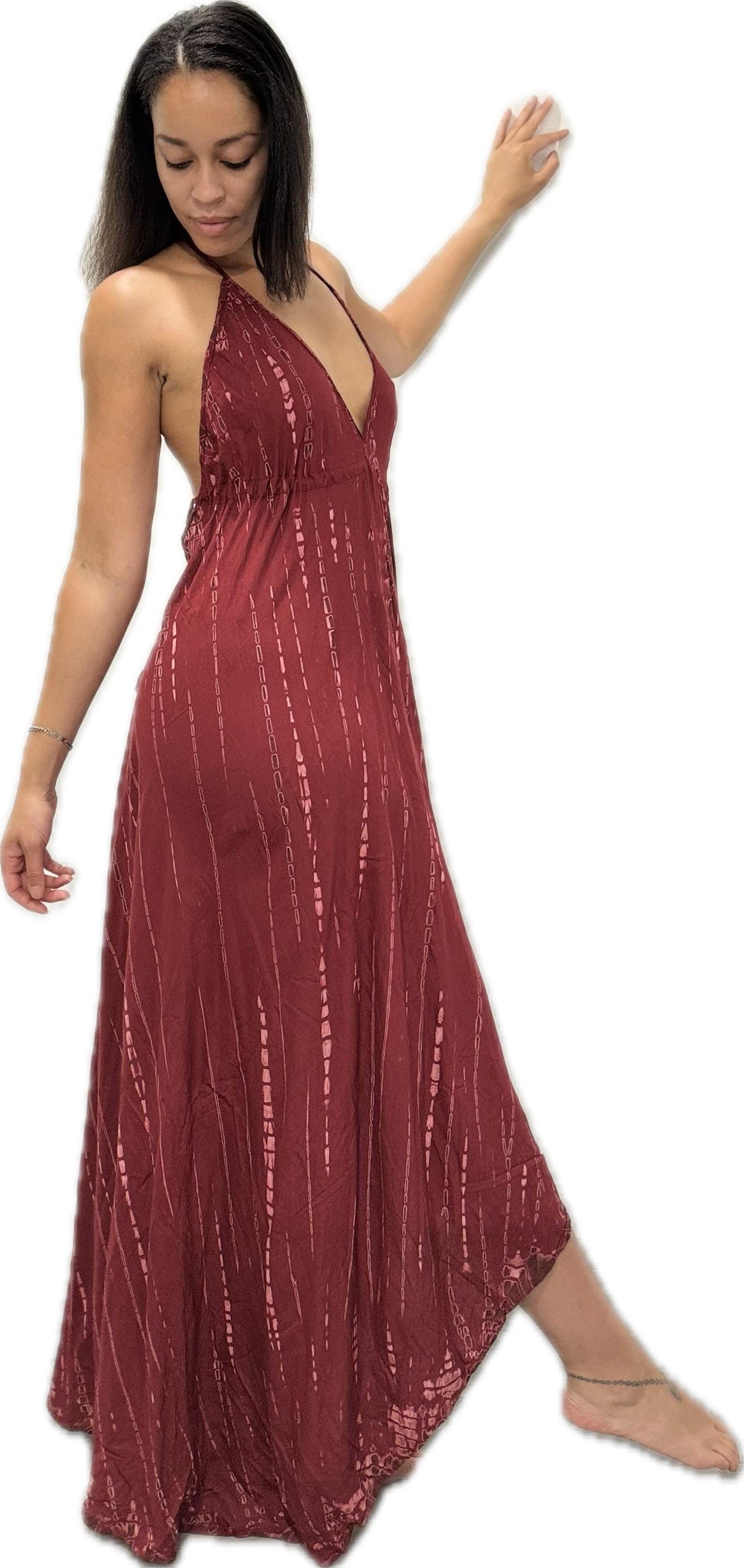 Isla Halter Tie Dye Dress - view 4