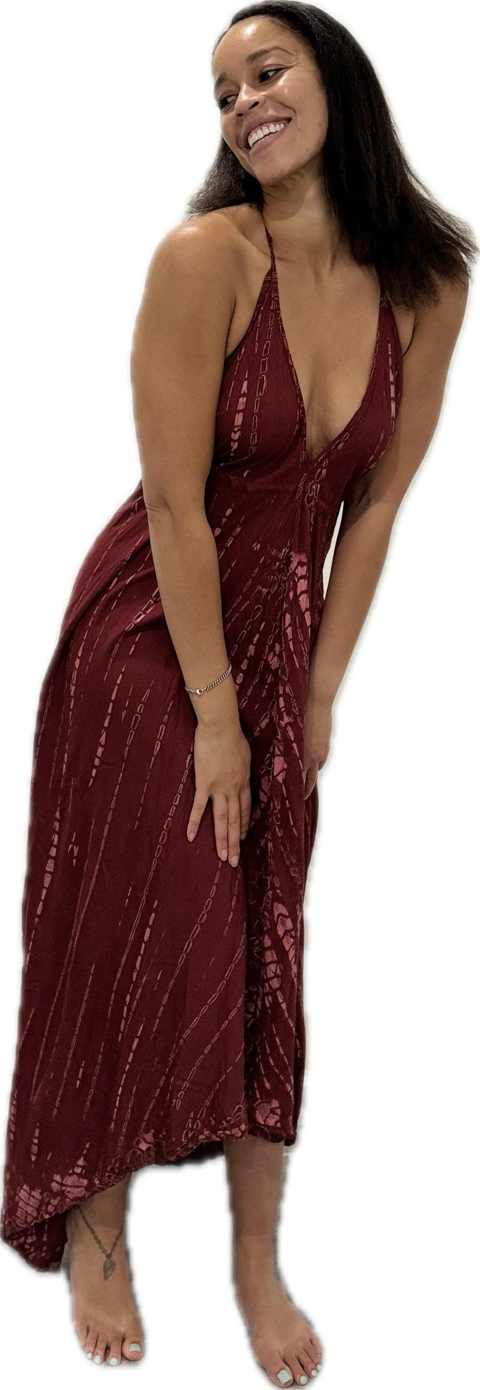 Isla Halter Tie Dye Dress - view 5