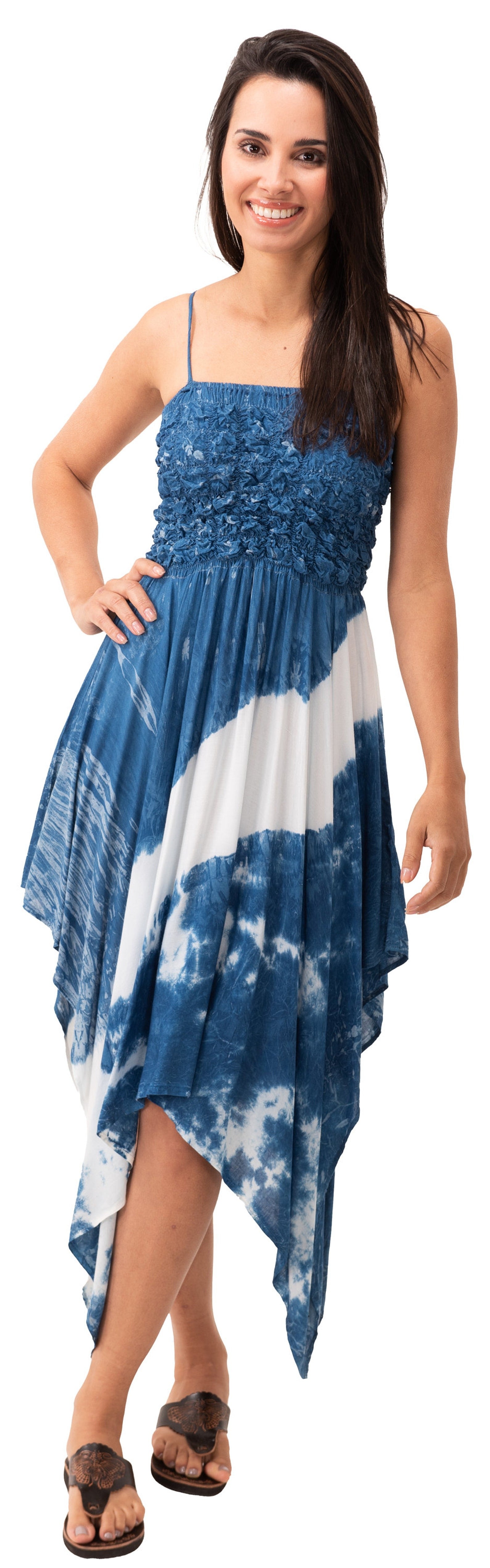 Lucia Smocked Tie Dye Sundress - view 2