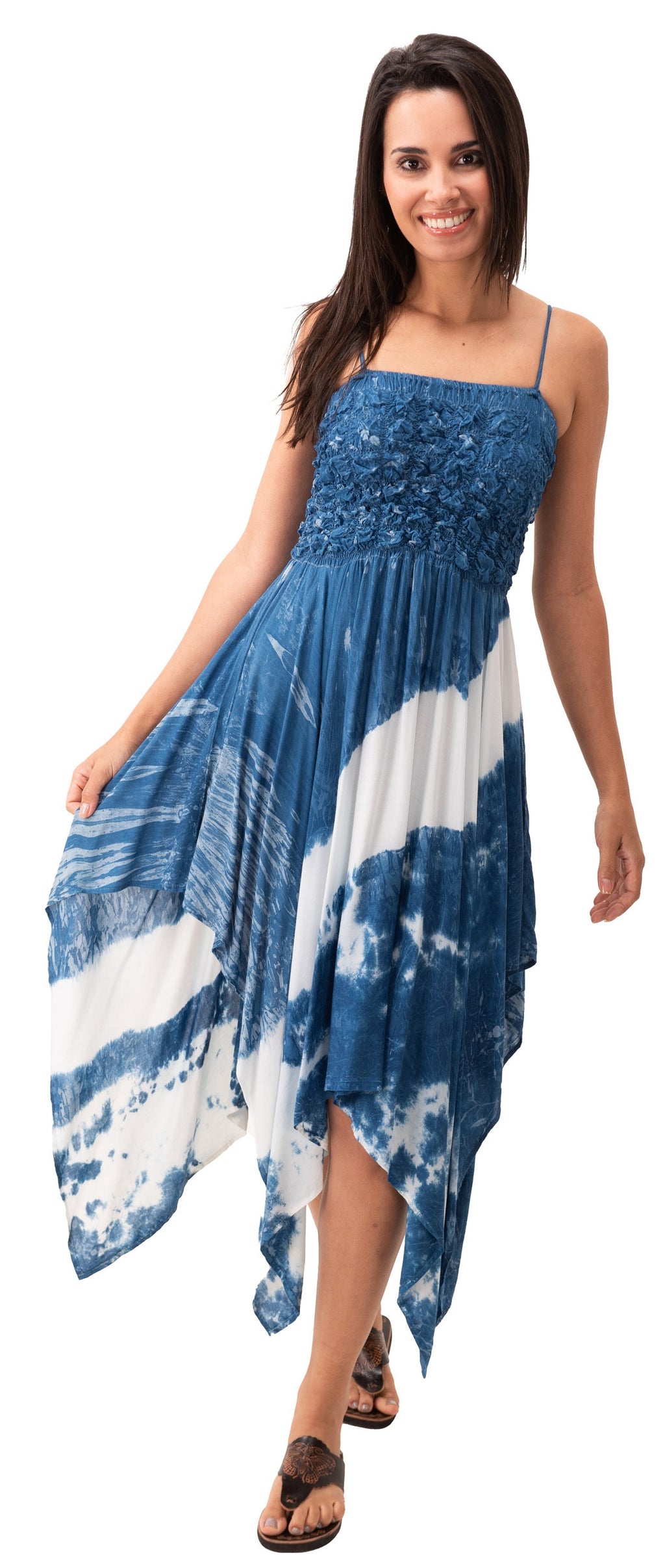 Lucia Smocked Tie Dye Sundress - view 5