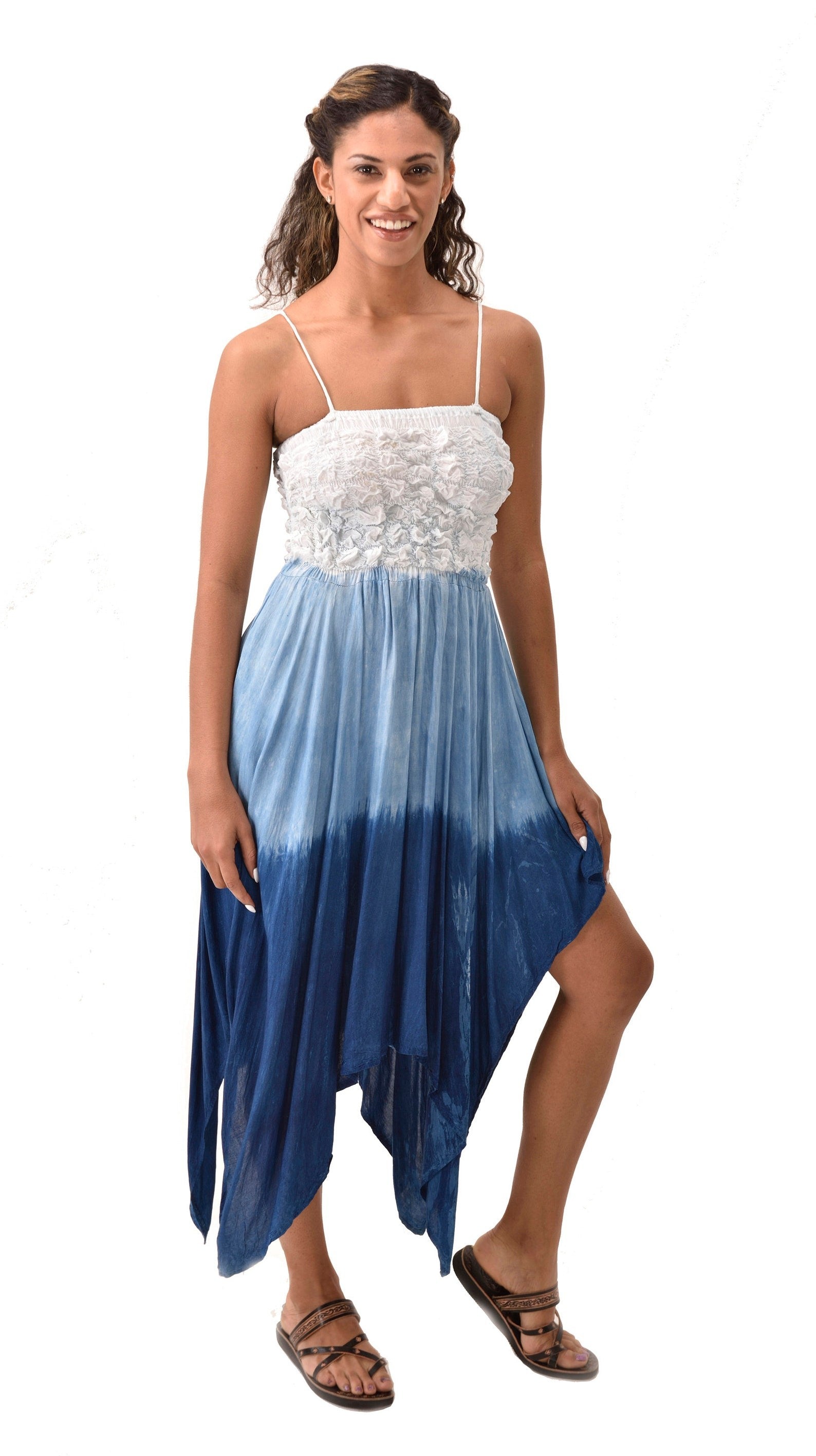 Marisol Smocked Tie Dye Sundress - view 1