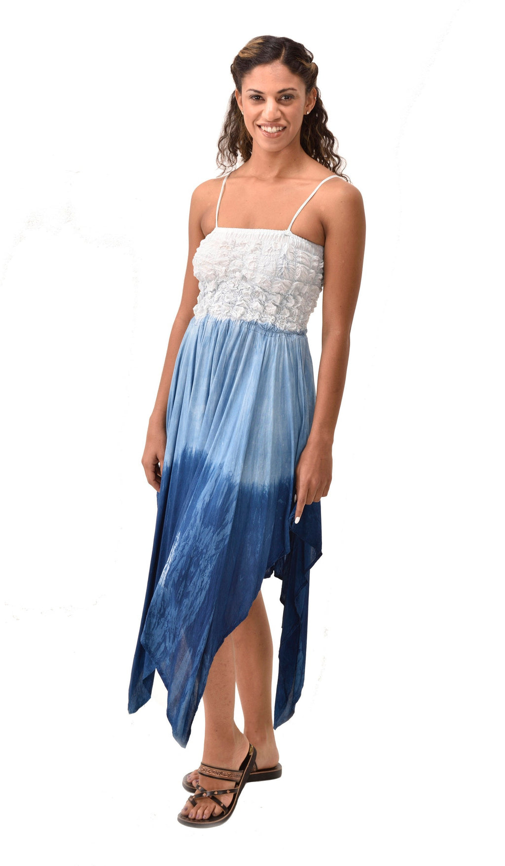 Marisol Smocked Tie Dye Sundress - view 2