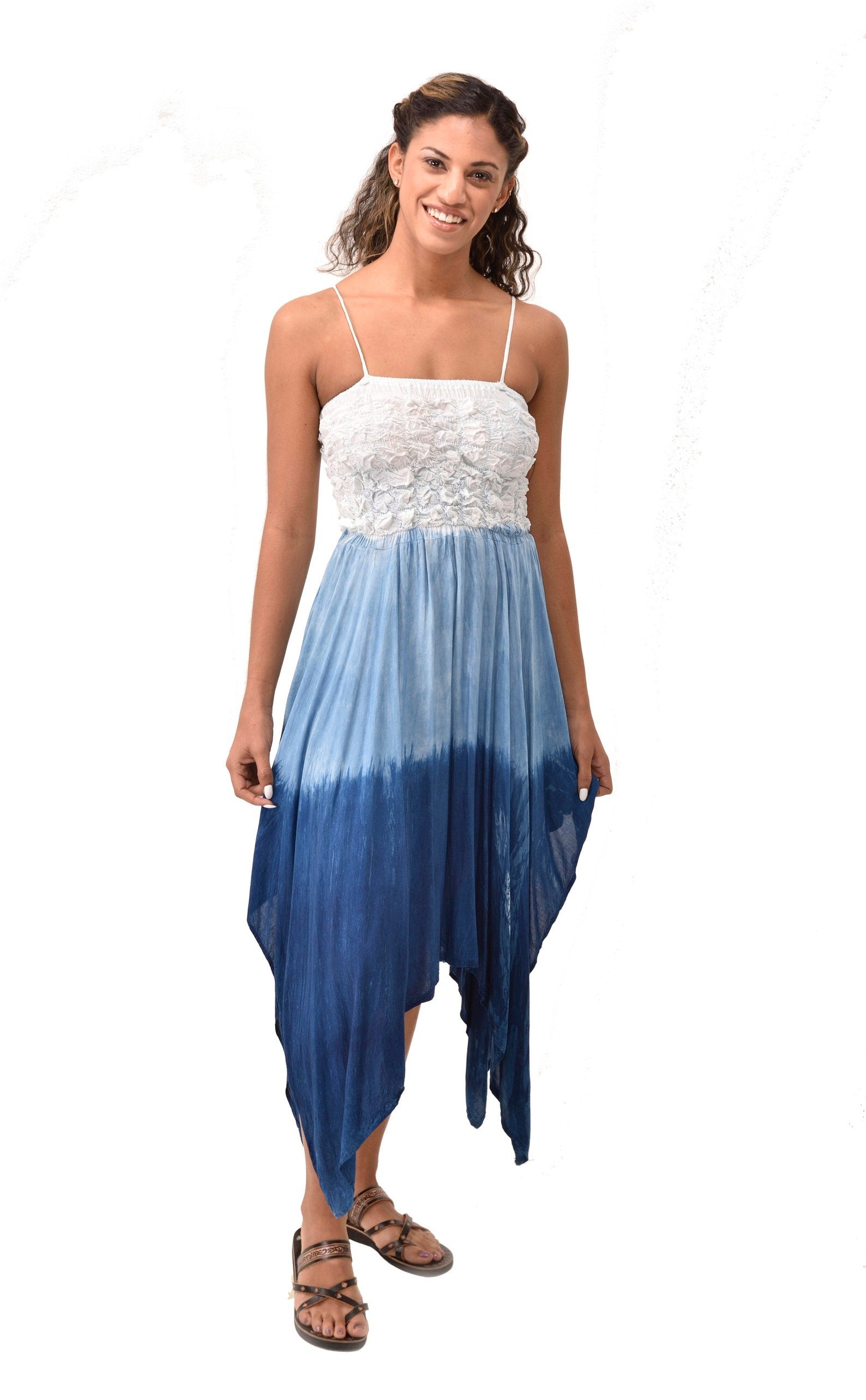 Marisol Smocked Tie Dye Sundress - view 3