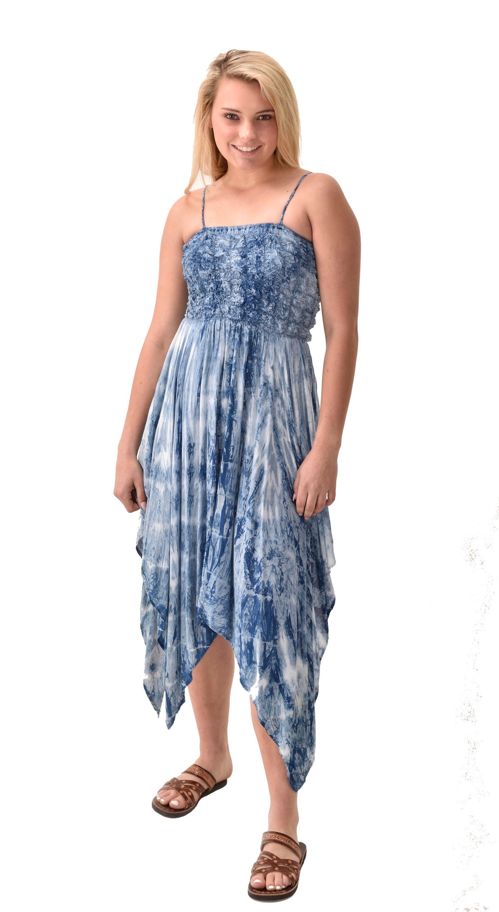 Raina Smocked Tie Dye Sundress - view 2