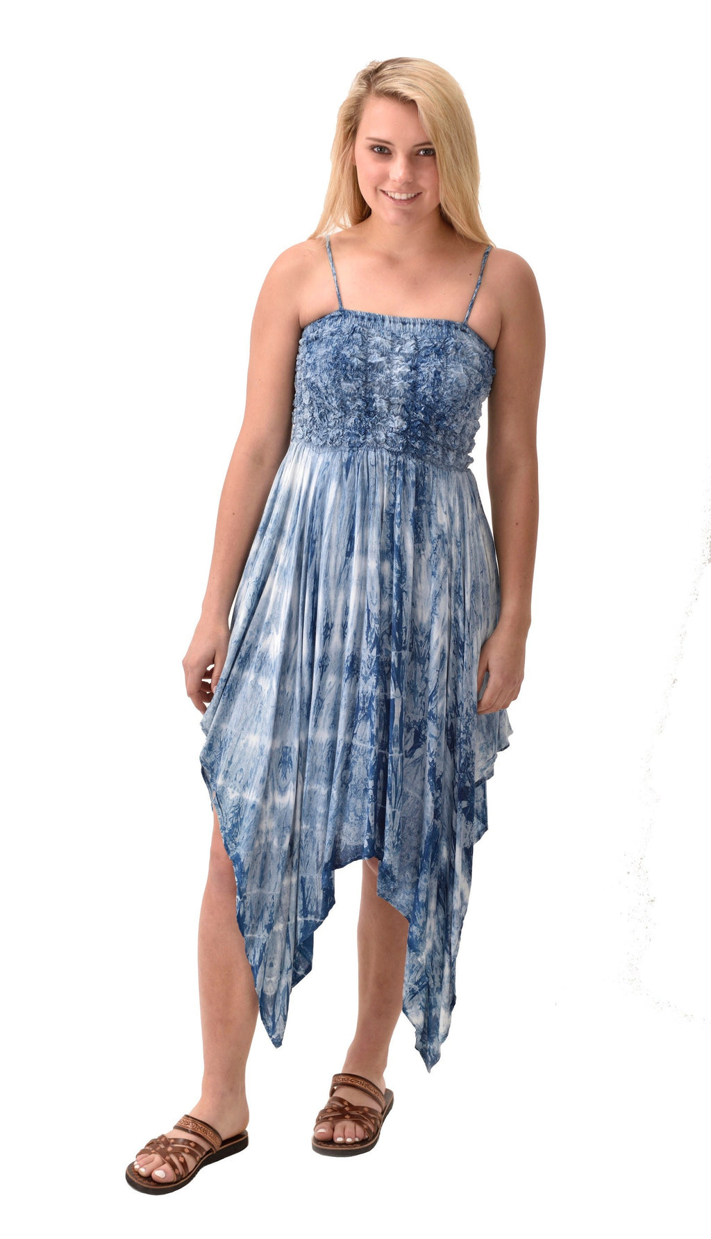 Raina Smocked Tie Dye Sundress - view 3