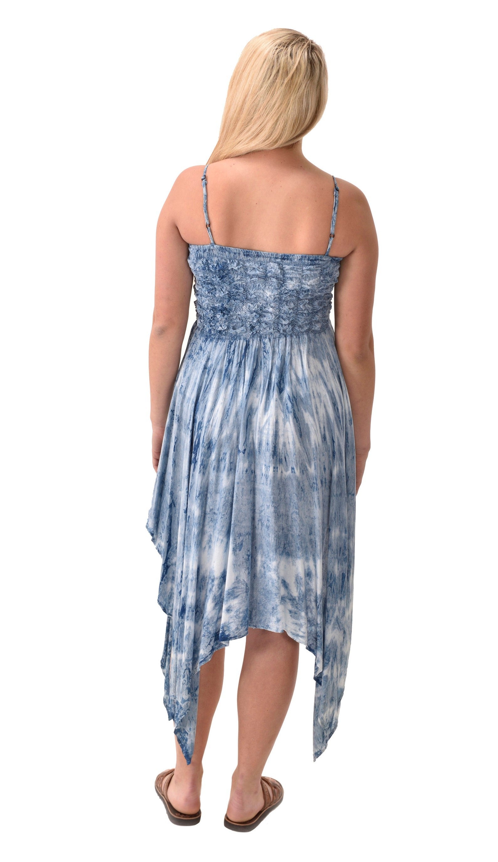 Raina Smocked Tie Dye Sundress - view 4