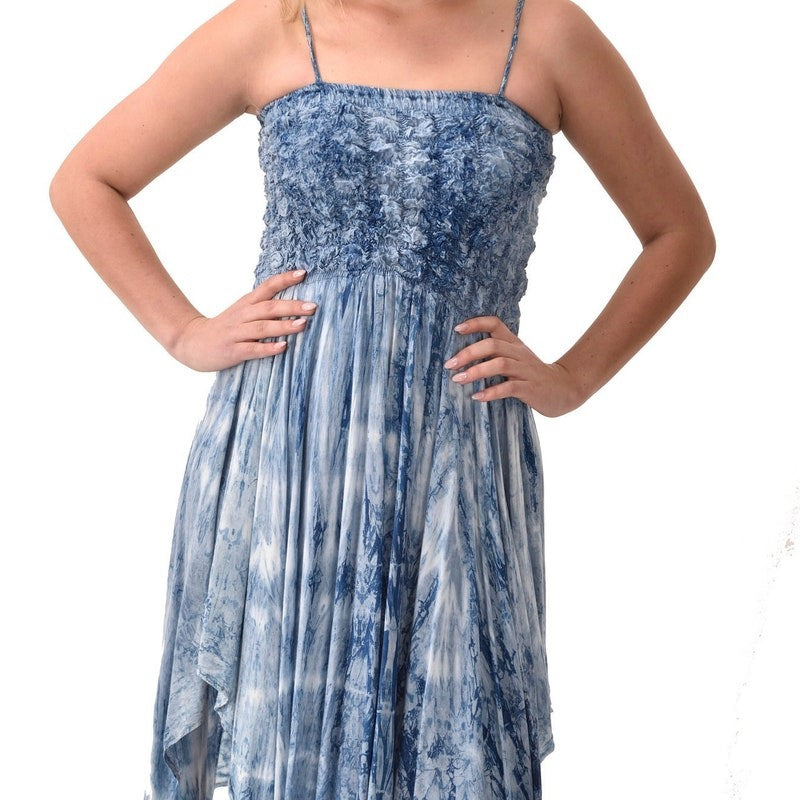 Raina Smocked Tie Dye Sundress - view 5