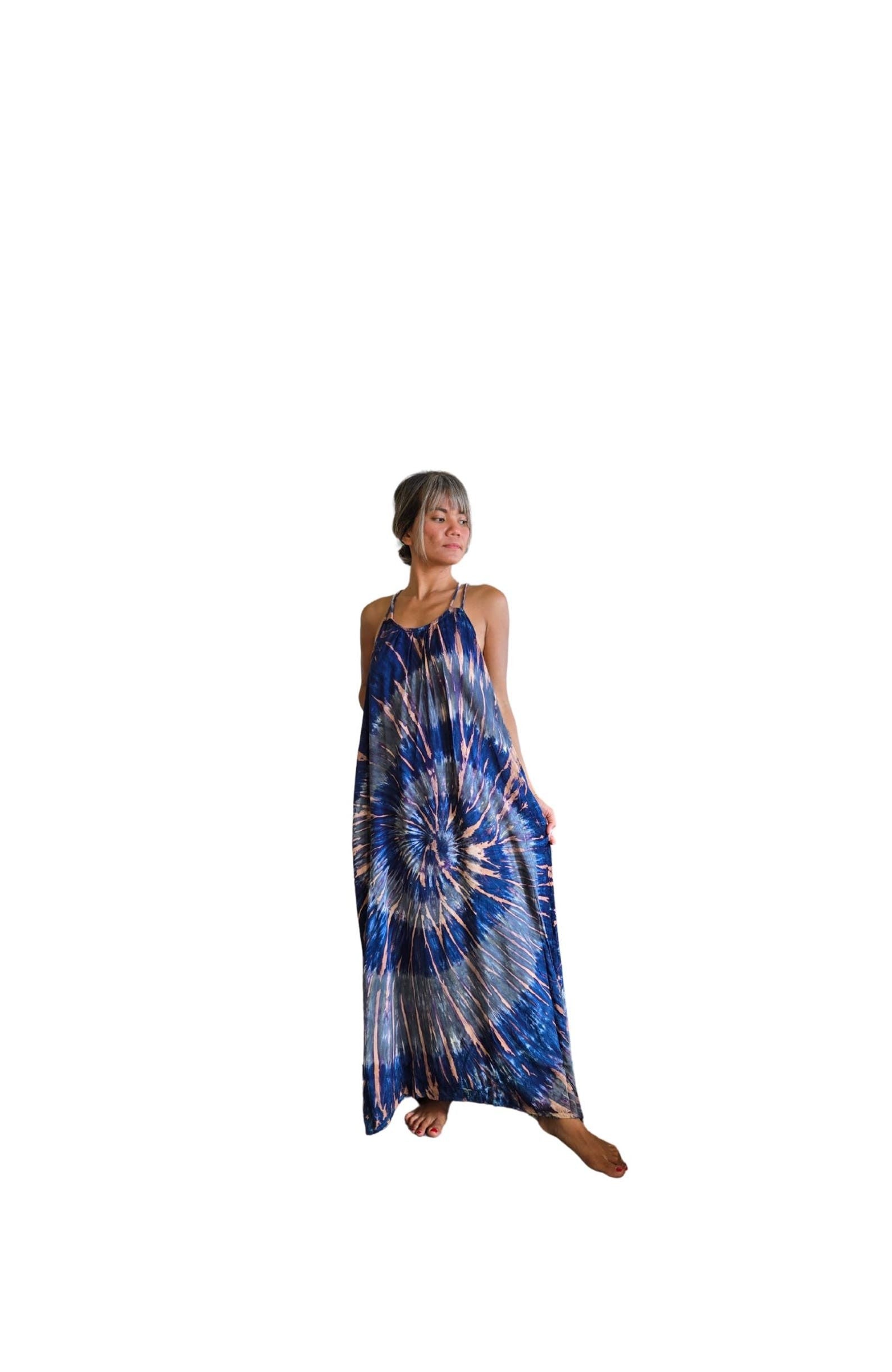Reina Racerback Tie Dye Maxi Dress - view 2