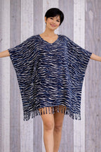 Sage Printed Cover-Up Dress - view 4
