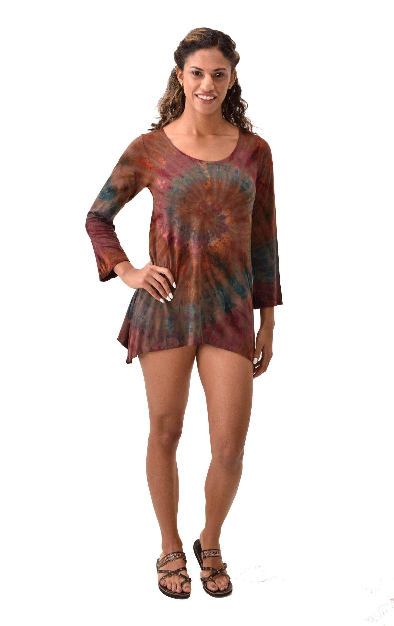 Selene Tie Dye Tunic Dress - view 3