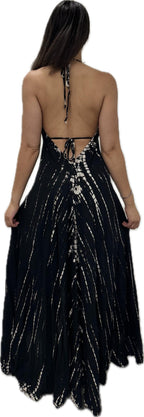 Sofia Halter Tie Dye Dress - view 3
