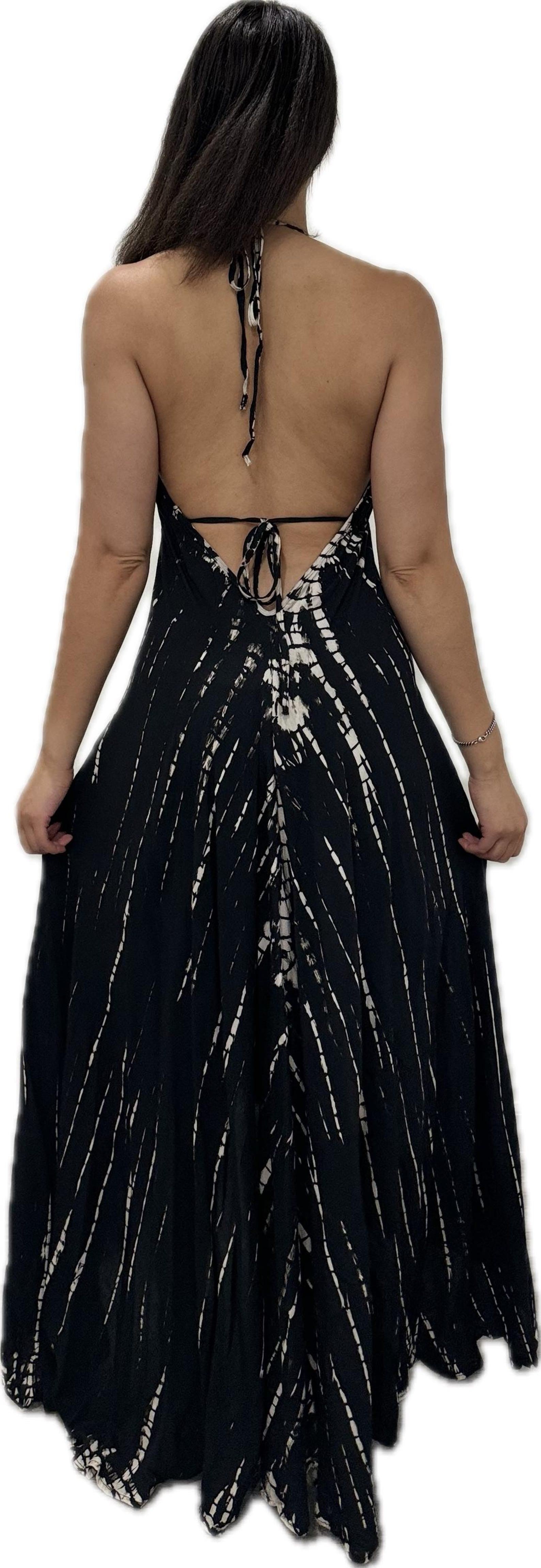 Sofia Halter Tie Dye Dress - view 3
