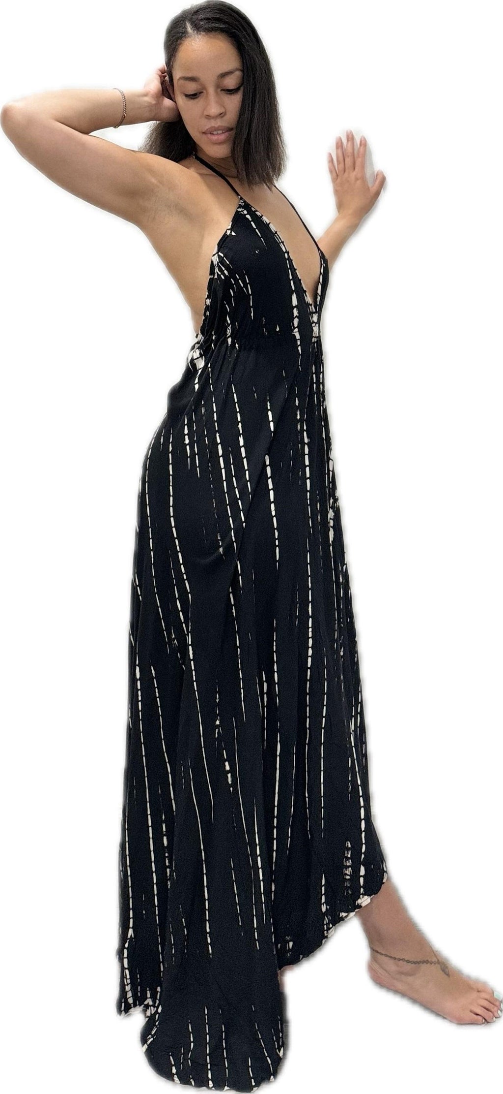 Sofia Halter Tie Dye Dress - view 4