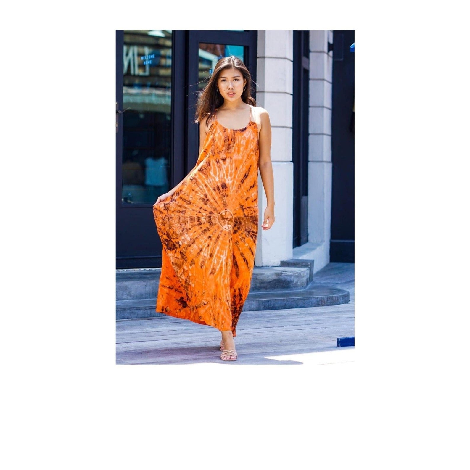 Solana Racerback Tie Dye Maxi Dress - view 1