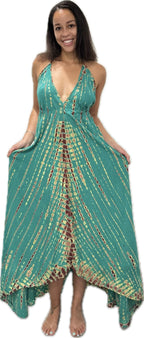 Vera Halter Tie Dye Dress - view 1
