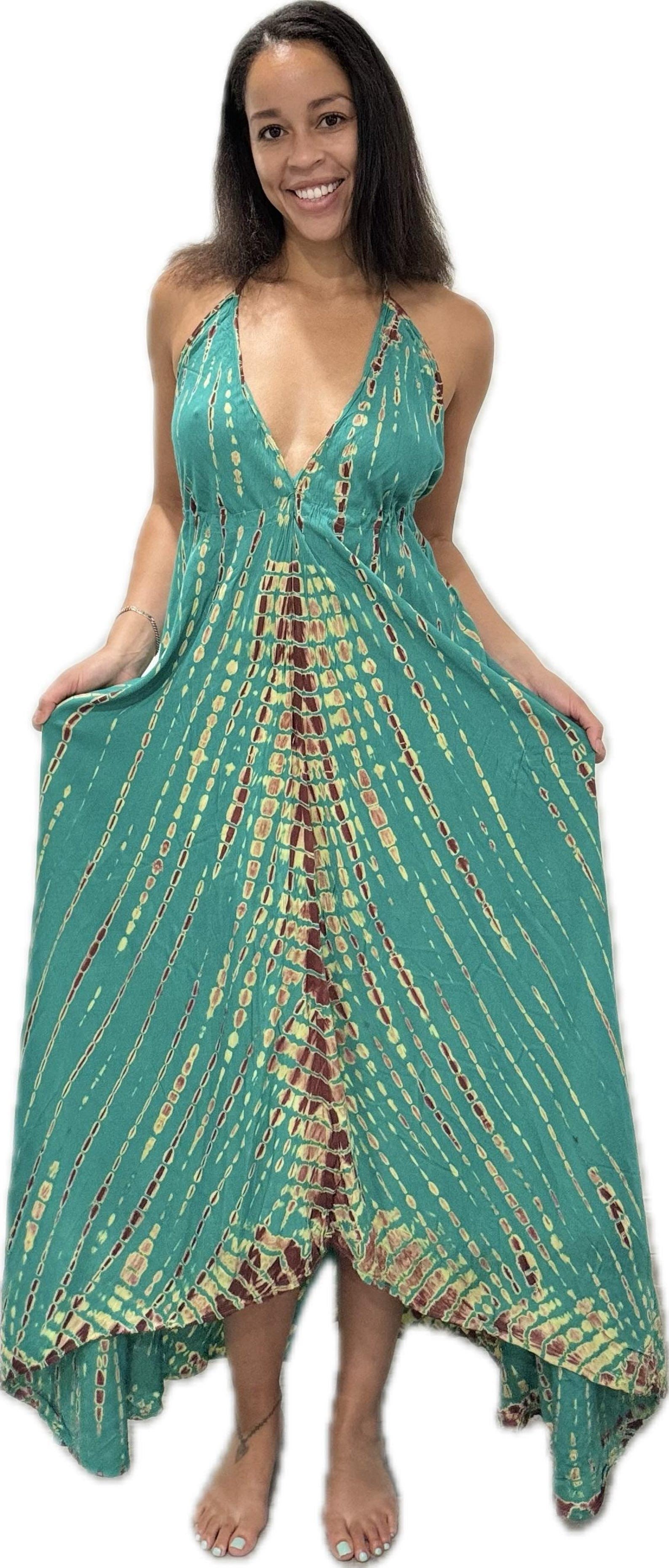 Vera Halter Tie Dye Dress - view 1